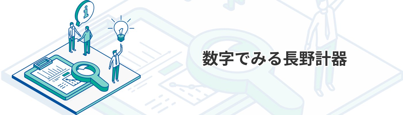 数字でみる長野計器